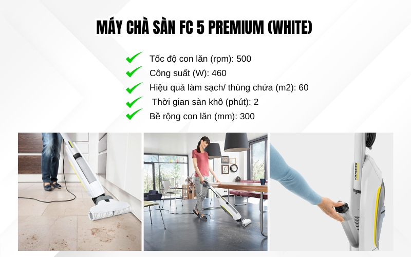 Máy chà sàn Fc 5 Premium