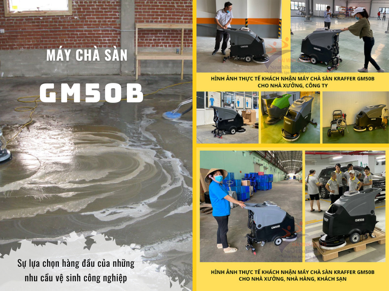 máy chà sàn Kraffer GM50B