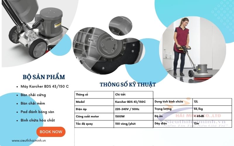 Bộ sản phẩm và thông số kỹ thuật