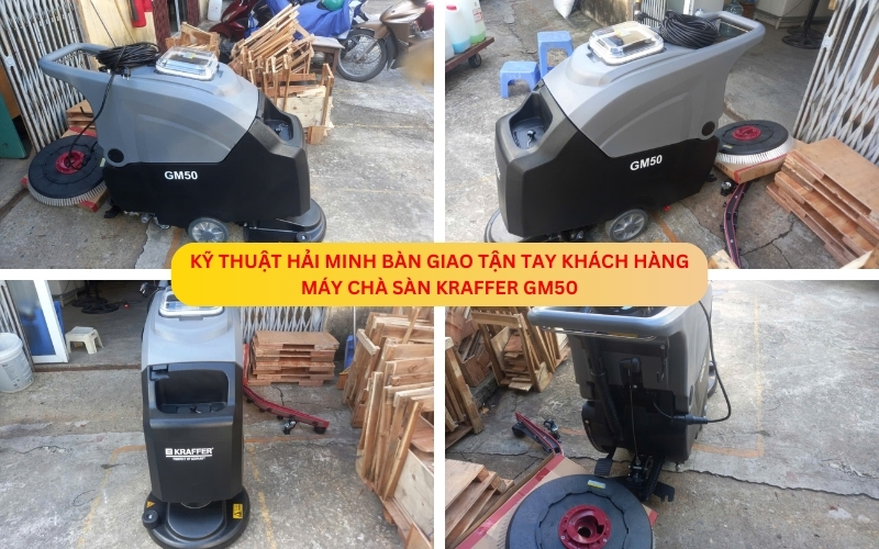 Máy chà sàn Kraffer GM50