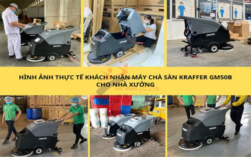 Máy chà sàn Kraffer GM50B