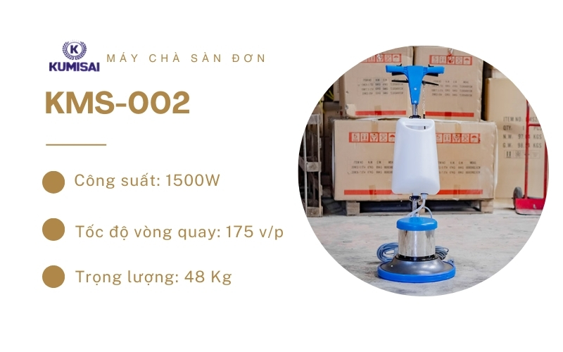 Máy chà sàn Kumisai KMS 002 – 9.200.000 vnđ