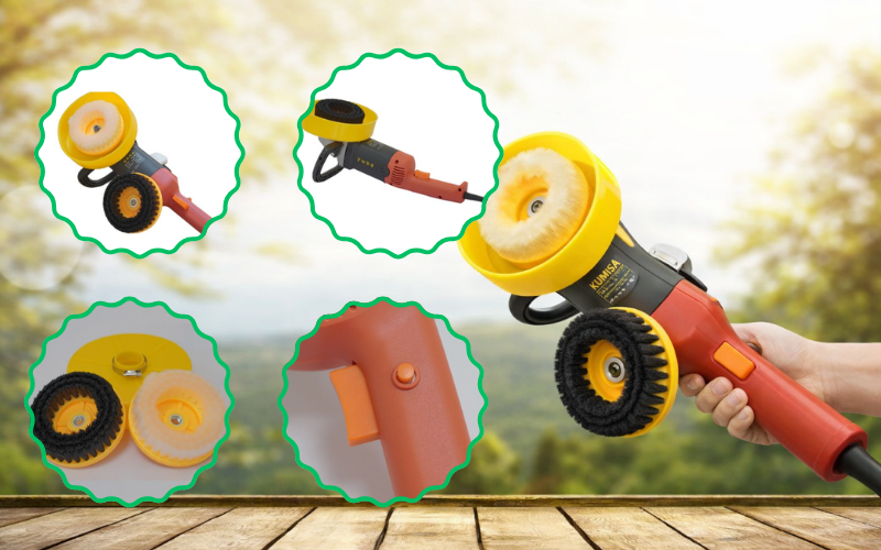 Máy chà sàn cầm tay Kumisai KMS1500