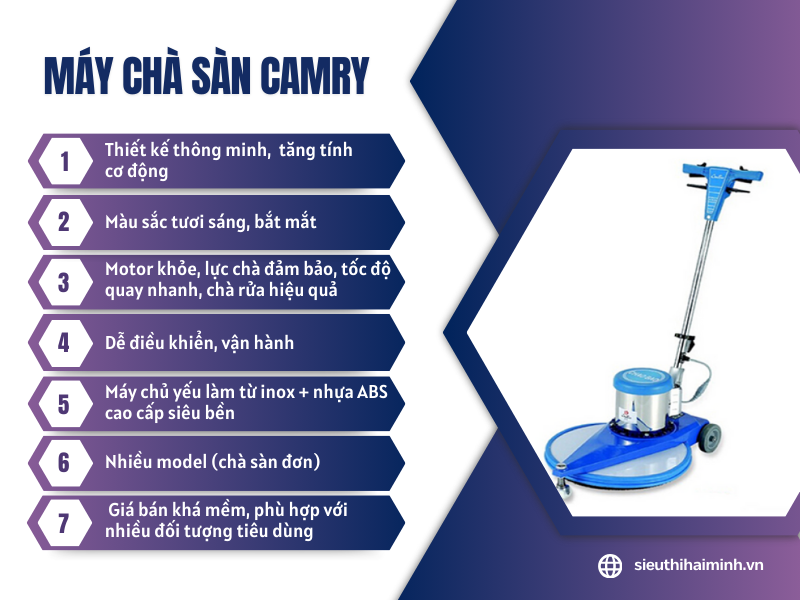 Máy chà sàn công nghiệp Camry