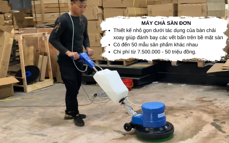 Máy chà sàn đơn là gì