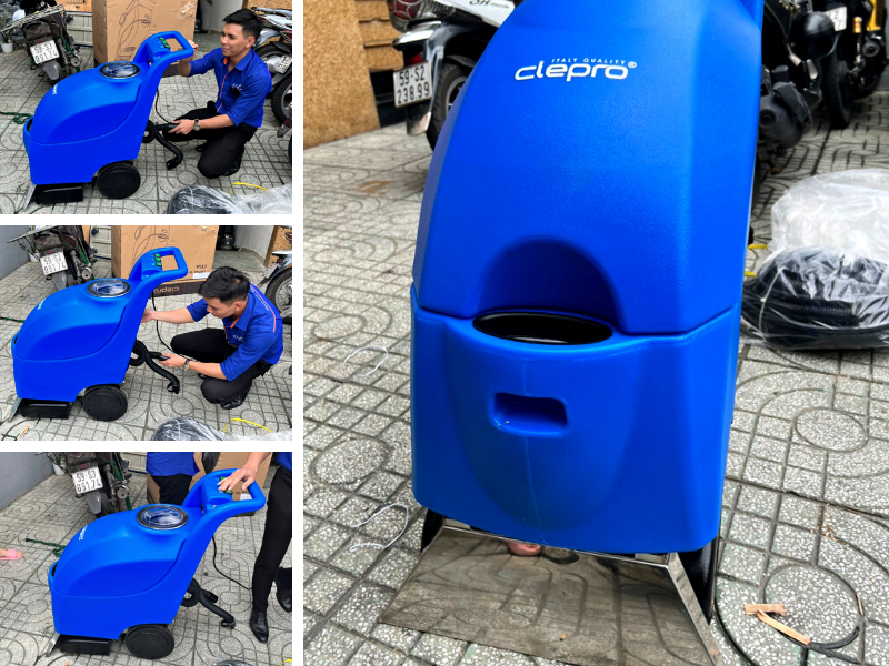 Máy chà sàn giặt thảm CT3A hãng CleanTech