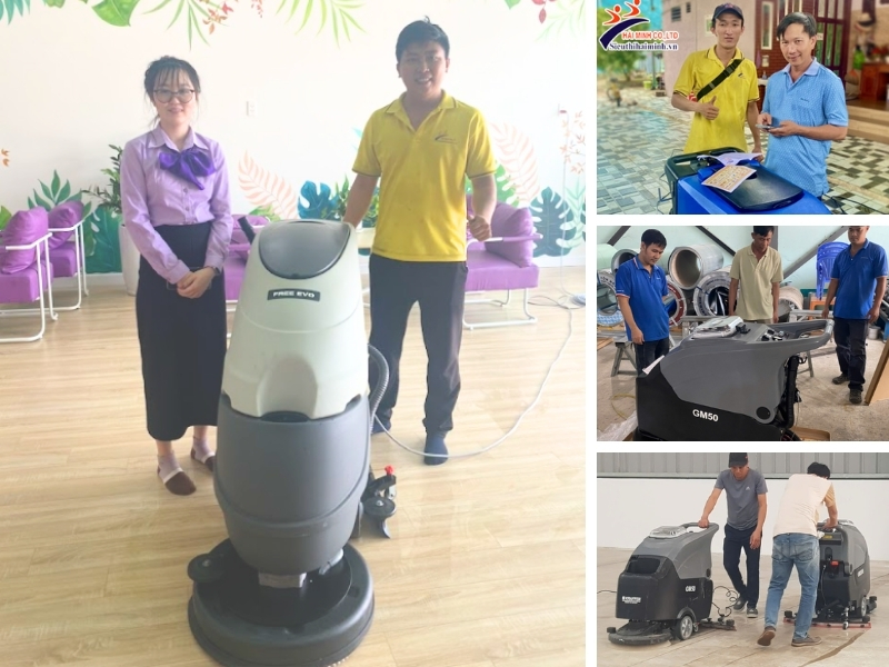 Máy chà sàn liên hợp - lựa chọn của các doanh nghiệp