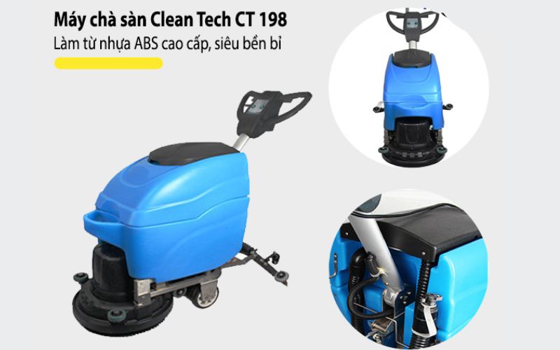Máy chà sàn liên hợp Clean Tech CT 198 giá tốt