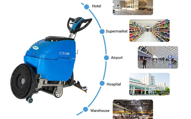 Máy chà sàn liên hợp Clean Tech CT 198 giá tốt