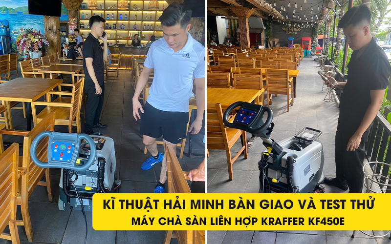 Máy chà sàn liên hợp Kraffer KF450E