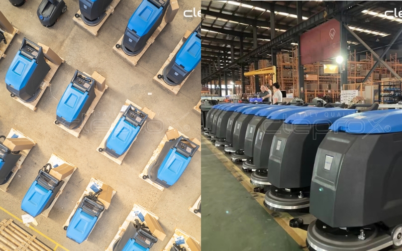 Máy chà sàn liên hợp công nghiệp CleproX X55E