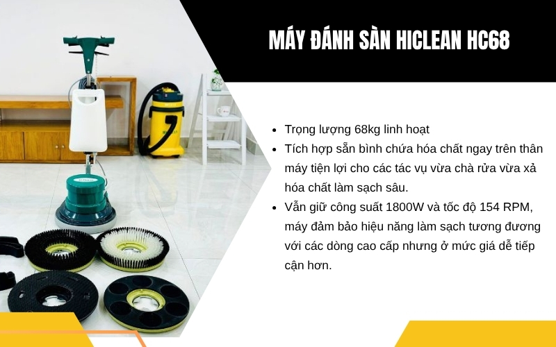 Máy đánh sàn HiClean HC68