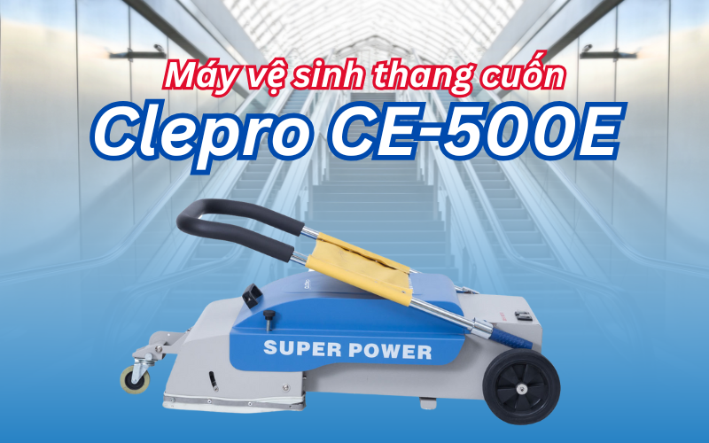 Máy vệ sinh thang cuốn Clepro CE-500E
