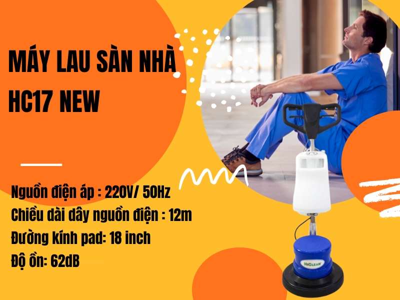 máy chà sàn đơn HC17 New