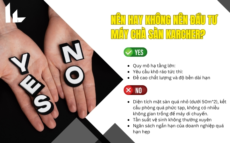 Nên hay không nên đầu tư máy chà sàn Karcher