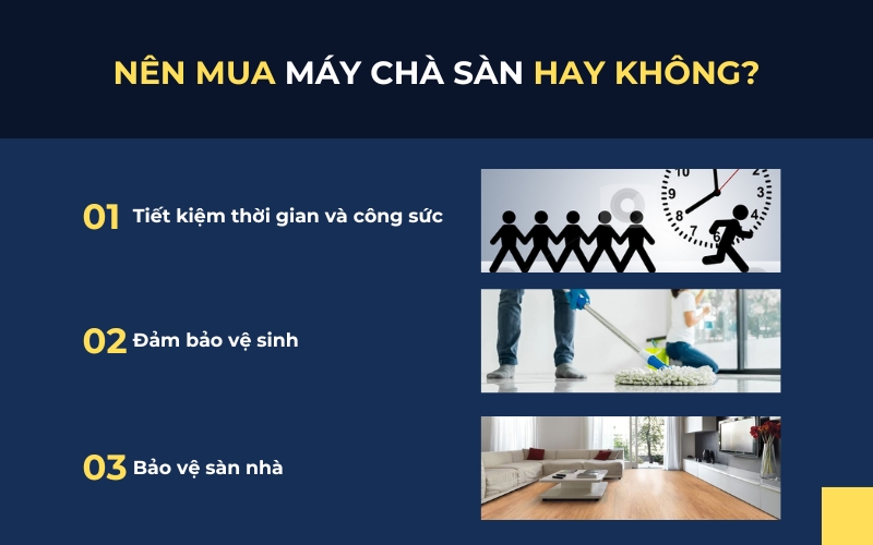 Nên mua máy chà sàn hay không?