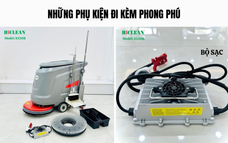 Những phụ kiện đi kèm phong phú