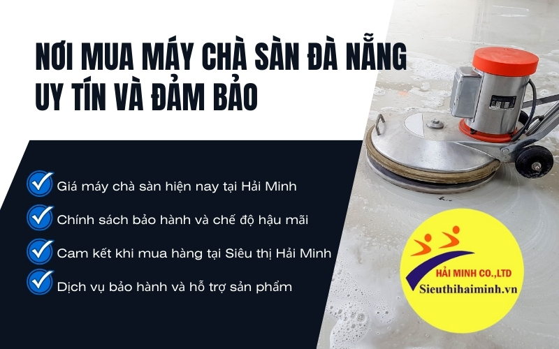 Nơi mua máy chà sàn Đà Nẵng uy tín và đảm bảo