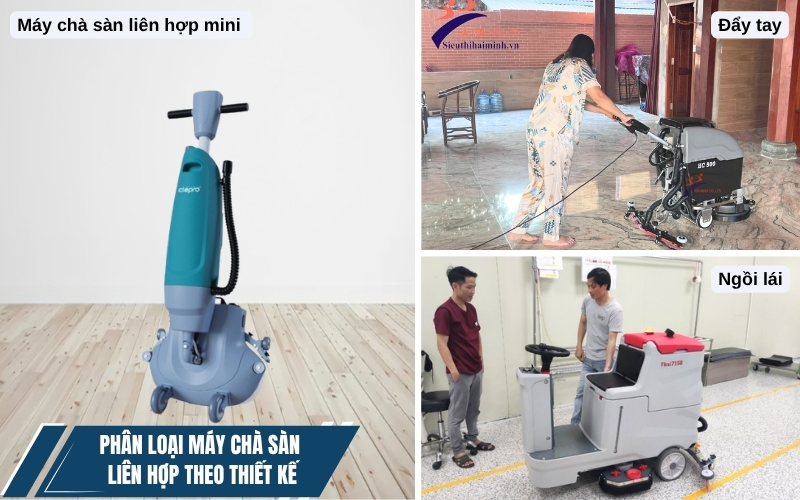Phân loại các dòng máy chà sàn liên hợp