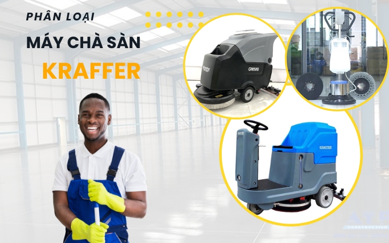 Phân loại máy chà sàn Kraffer