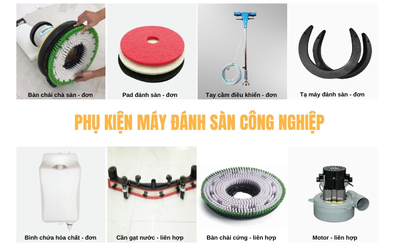 Phụ kiện máy đánh sàn công nghiệp