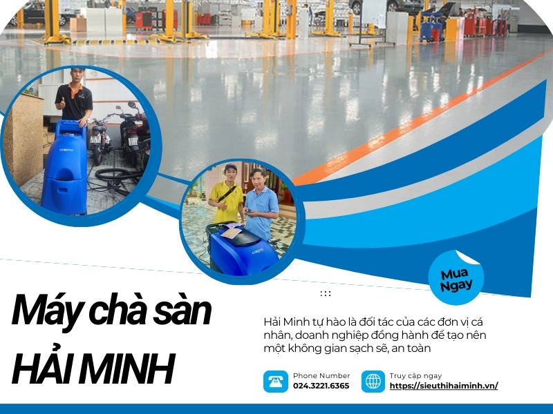 Siêu thị Hải Minh – đơn vị bán máy chà sàn số 1 thị trường