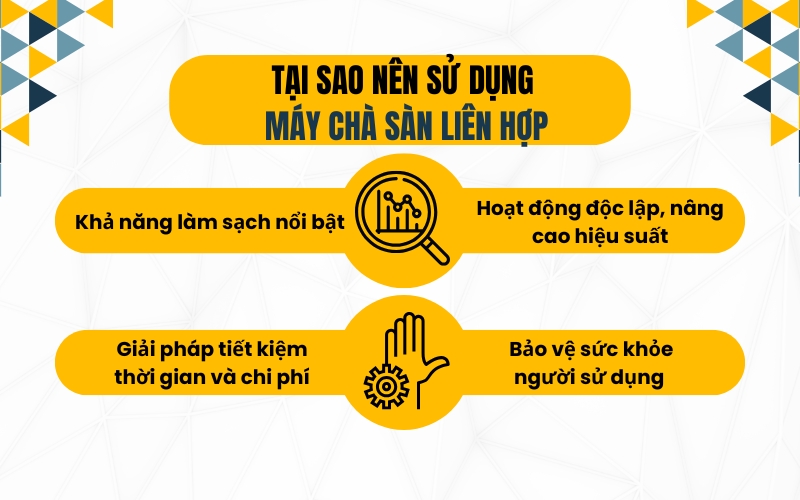 Tại sao nên lựa chọn máy chà sàn liên hợp 