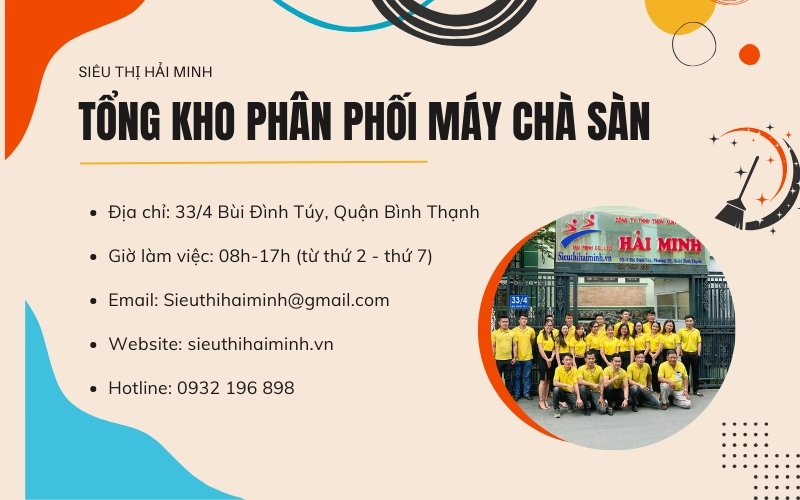 Tổng kho phân phối máy chà sàn lớn nhất toàn Quốc