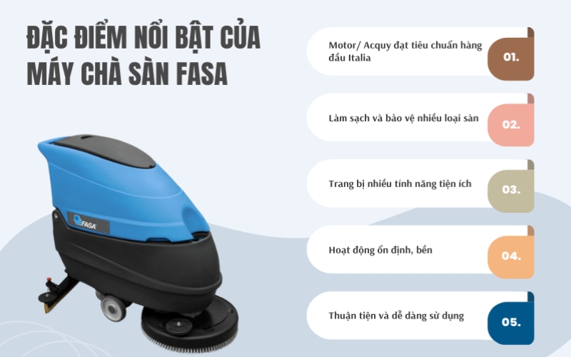 Tổng quan về máy chà sàn FASA