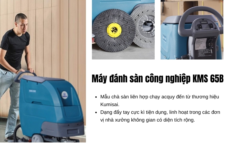Tổng quan về máy đánh sàn công nghiệp KMS 65B