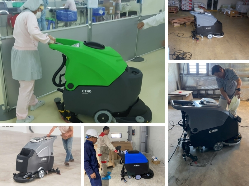 Ứng dụng của máy chà sàn hiện nay