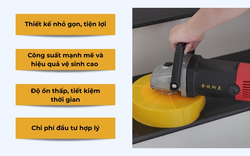 Ưu điểm của máy chà sàn cầm tay Kumisai KMS 1500