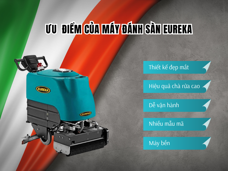 Ưu điểm của máy đánh sàn Eureka