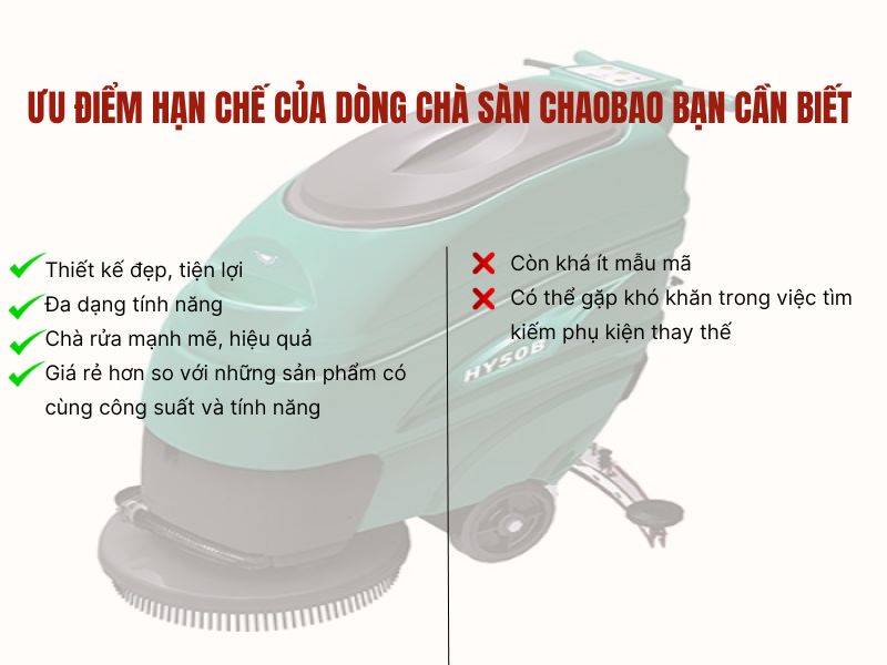 Ưu điểm hạn chế của dòng chà sàn ChaoBao
