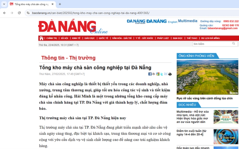 baodanang.vn | Tổng Kho Máy Chà Sàn Công Nghiệp Uy Tín Tại Đà Nẵng