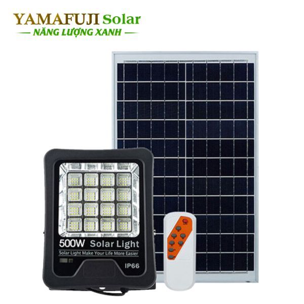 Photo - Đèn năng lượng mặt trời Yamafuji Solar SFL02-500W (Nhôm đúc)