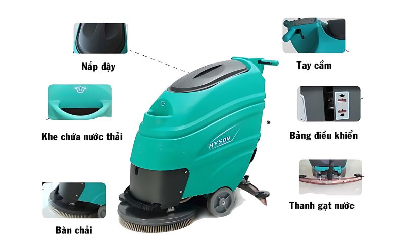 Đặc điểm nổi bật của máy chà sàn liên hợp Chaobao HY50B