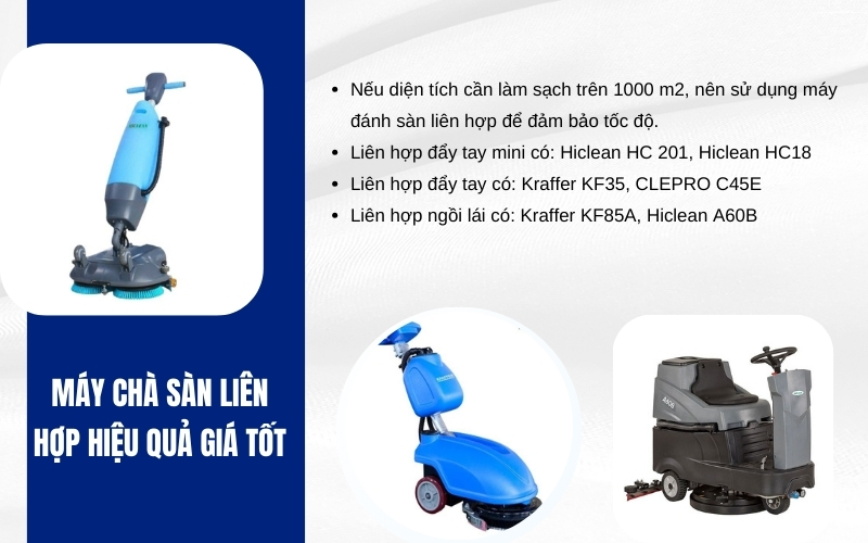máy chà sàn liên hợp hiệu quả - giá tốt