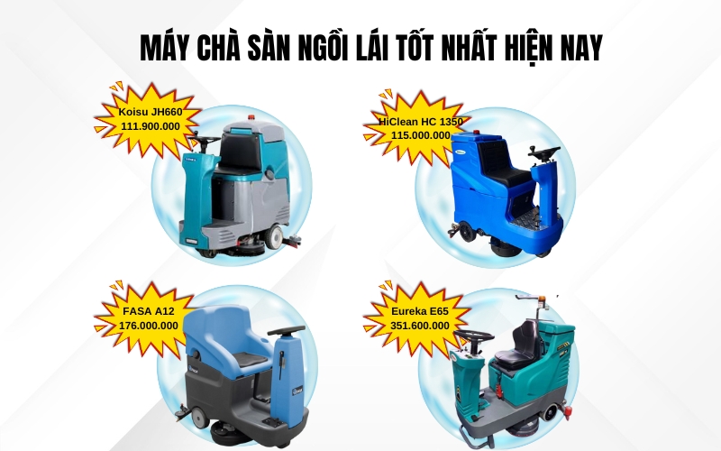 máy chà sàn ngồi lái tốt nhất hiện nay