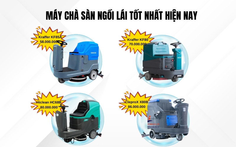 máy chà sàn ngồi lái tốt nhất hiện nay
