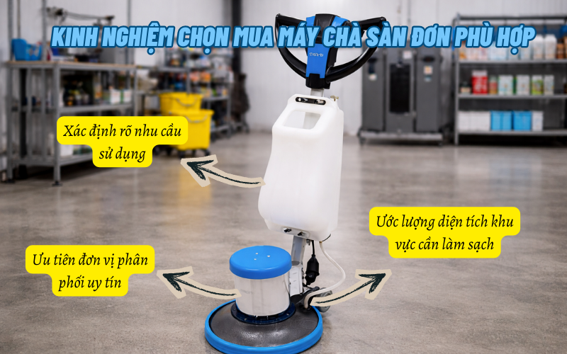 Phân Loại Máy Chà Sàn Đơn, Bảng Giá Chi Tiết