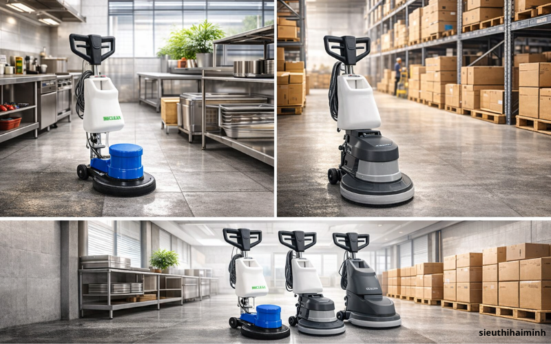 Thương hiệu máy chà sàn tầm trung