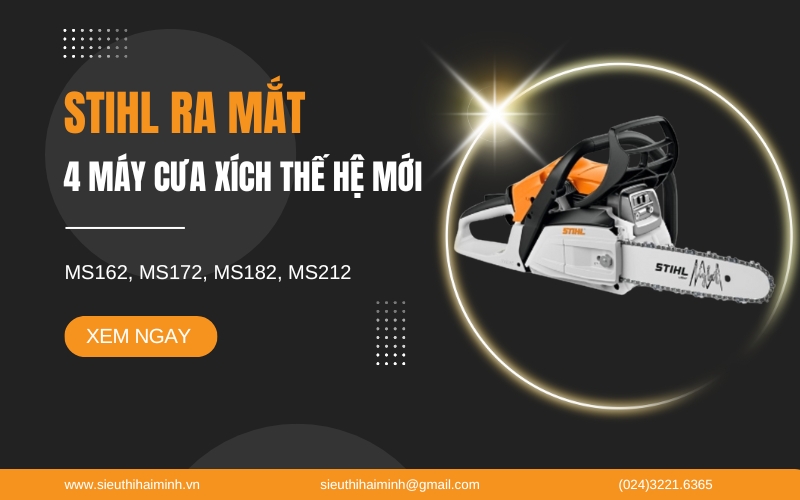 4 Máy Cưa Xích Thế Hệ Mới Của Stihl Vừa Ra Mắt