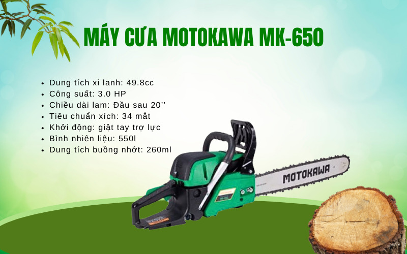 Máy cưa Motokawa MK-650