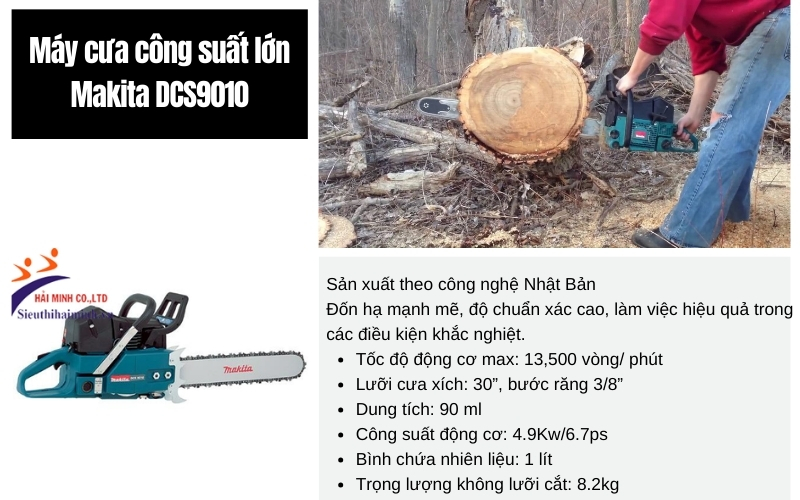 Máy cưa công suất lớn Makita DCS9010