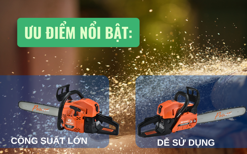 Máy cưa xích Deawoo DACS5222LDA