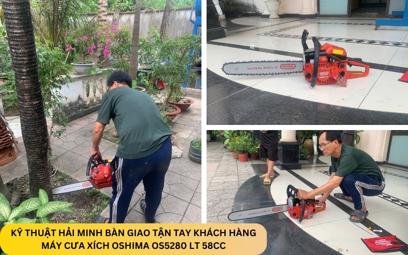 Máy cưa xích Oshima OS5280 LT 58cc