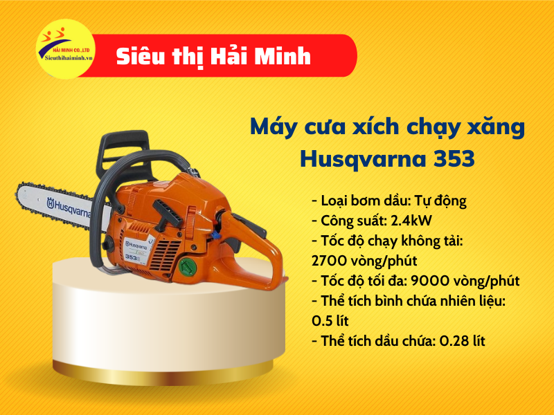 Máy cưa xích Husqvarna 353