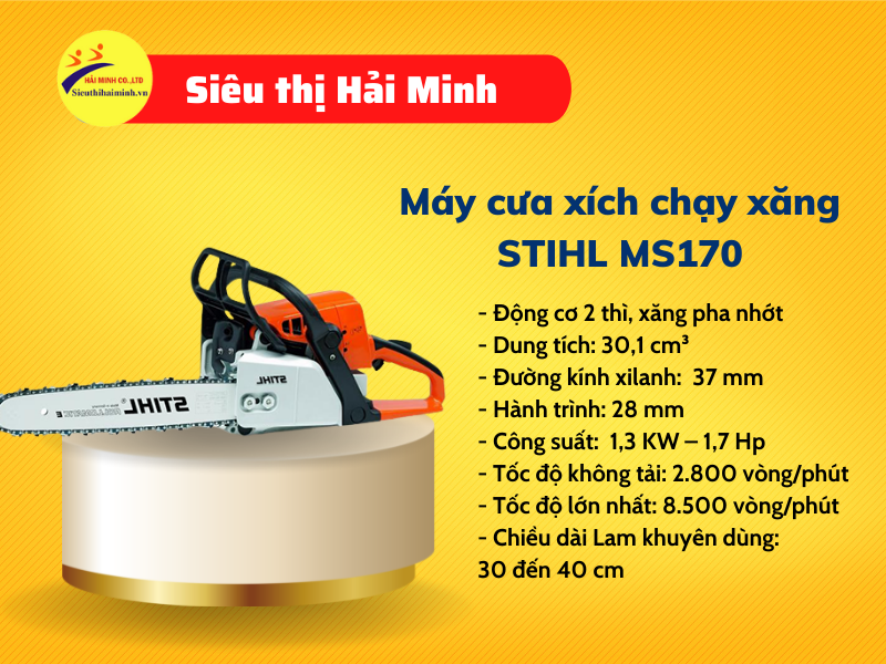 Máy cưa xích Stihl MS170