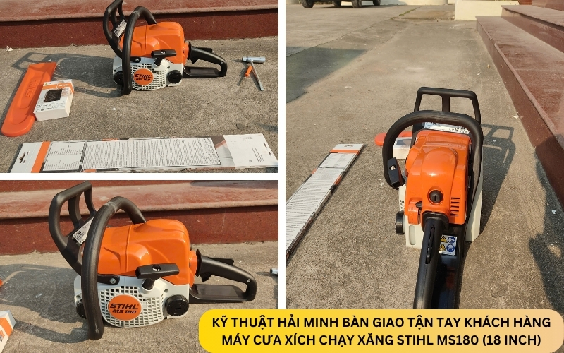 Máy cưa xích chạy xăng STIHL MS180 (18 inch)
